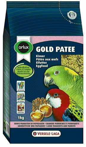 ORLUX GOLD PATEE EIVOER GROTE PARKIET / PAPEGAAI