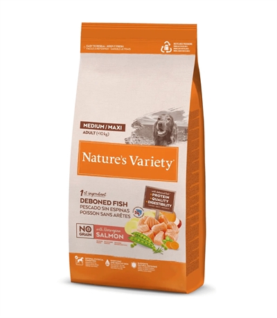 NATURES VARIETY ORIGINAL ADULT MEDIUM / MAXI SALMON NO GRAIN