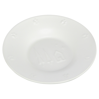 TRIXIE XMAS VOERBAK KAT KERAMIEK WIT