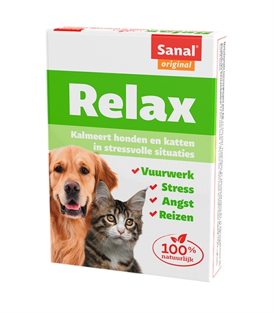 SANAL DOG/CAT RELAX KALMERINGSTABLET