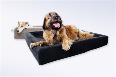 BIA BED FLEECE HOES HONDENMAND GRIJS — BIA-6 100X80X15 CM — afbeelding 4
