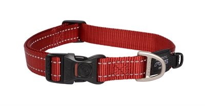Rogz fanbelt halsband rood (20 MMX34-56 - KynoFlex Huisdieren Webwinkel
