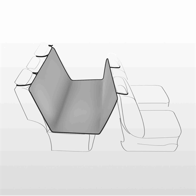 Trixie auto-hondendeken 4-seasons zwart / grijs (160X145 CM) - Afbeelding 7