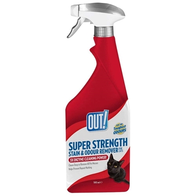 OUT! SUPER STRENGHT STAIN & ODOUR REMOVER
