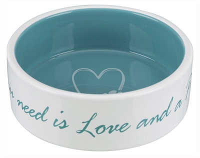 TRIXIE VOERBAK PETS HOME PETROL — 16 CM