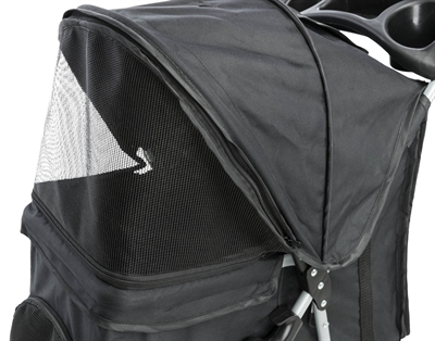 TRIXIE HONDENBUGGY ZWART — 80X47X100 CM — afbeelding 16