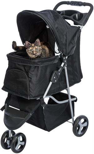 TRIXIE HONDENBUGGY ZWART — 80X47X100 CM — afbeelding 25