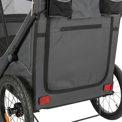 TRIXIE HONDENFIETSKAR OPVOUWBAAR GRIJS — 90X63X95 CM — afbeelding 9