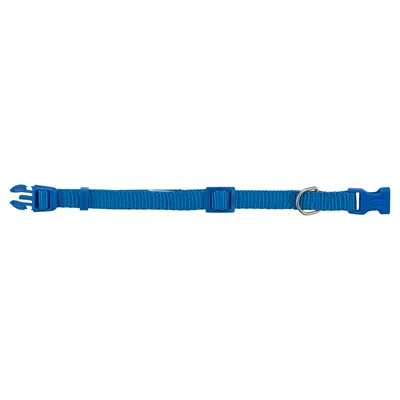 TRIXIE HALSBAND HOND PREMIUM ROYAL BLAUW — 15-25X1 CM