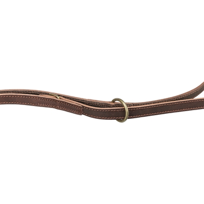 TRIXIE HONDENRIEM RUSTIC VERSTELBAAR VETLEER DONKERBRUIN — 200X1,2 CM