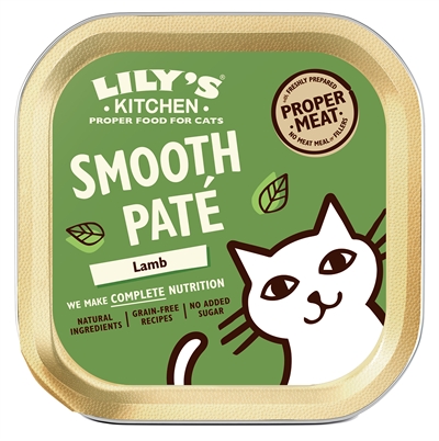 LILY'S KITCHEN CAT SMOOTH PATE LAMB