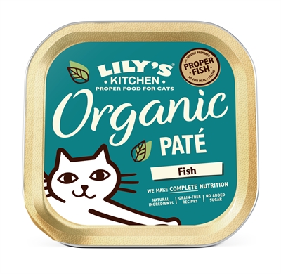 LILY'S KITCHEN CAT ORGANIC PATE FISH DINNER