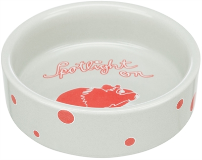 Trixie voerbak / waterbak keramiek spotlight hamster assorti - Afbeelding 2