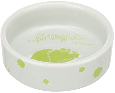 Trixie voerbak / waterbak keramiek spotlight hamster assorti - Afbeelding 4
