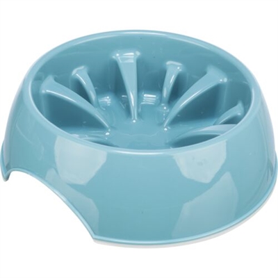 TRIXIE VOERBAK SLOWFEEDING KUNSTSTOF / TPR ASSORTI — 20 CM 800 ML — afbeelding 3