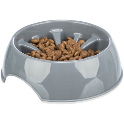 TRIXIE VOERBAK SLOWFEEDING KUNSTSTOF / TPR ASSORTI — 20 CM 800 ML — afbeelding 4
