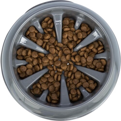 TRIXIE VOERBAK SLOWFEEDING KUNSTSTOF / TPR ASSORTI — 20 CM 800 ML — afbeelding 5