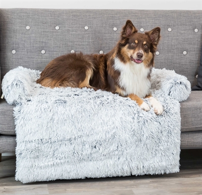 TRIXIE SOFA BED HARVEY MEUBELBESCHERMER HOEKIG WIT / ZWART — 90X90X8 CM — afbeelding 4