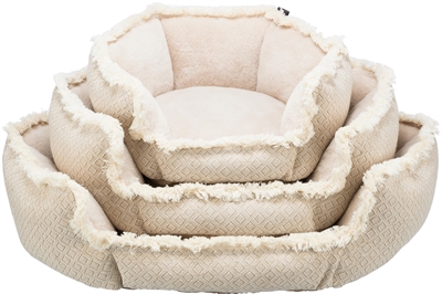 TRIXIE HONDENMAND BOHO HOEKIG BEIGE — 65X65X19 CM