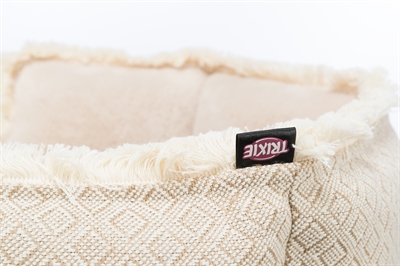TRIXIE HONDENMAND BOHO HOEKIG BEIGE — 65X65X19 CM — afbeelding 4