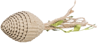 Trixie dennenappel karton / hennep beige - Afbeelding 3