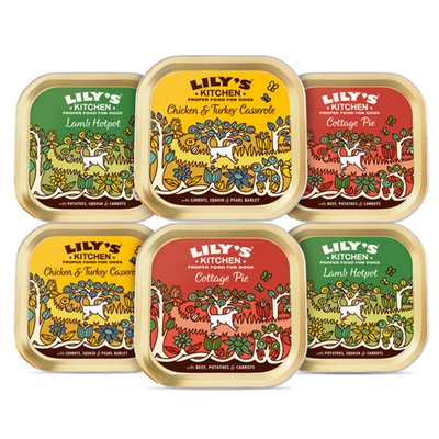 LILY'S KITCHEN DOG ADULT CLASSIC DINNERS TRAY MULTIPACK — 6X150 GR — afbeelding 2