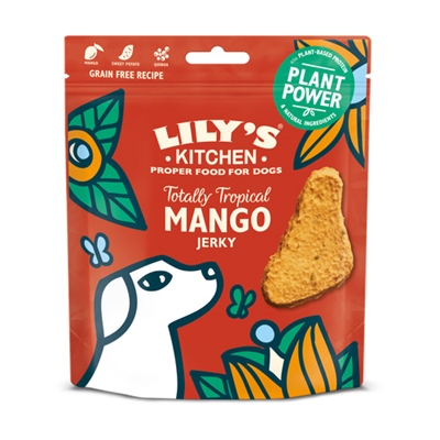 LILY&#039;S KITCHEN DOG ADULT TOTALLY TROPICAL MANGO JERKY