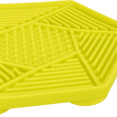 Trixie lick'n'snack mat met zuignappen siliconen groen (17 CM) - Afbeelding 3