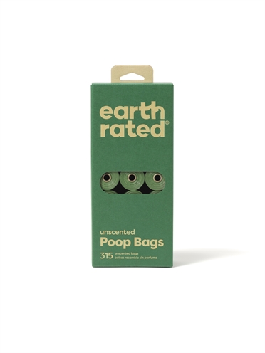 EARTH RATED POEPZAKJES GEURLOOS GERECYCLED — 21X15 ST