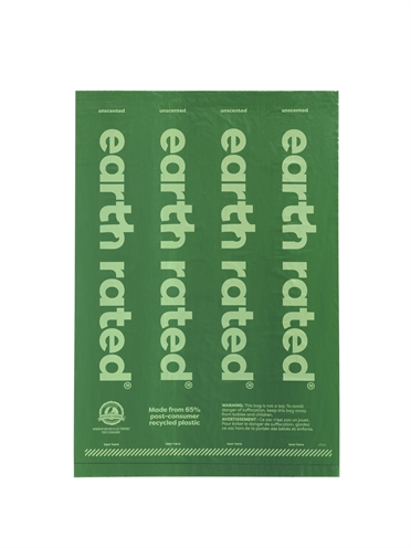 EARTH RATED POEPZAKJES GEURLOOS GERECYCLED — 21X15 ST — afbeelding 6