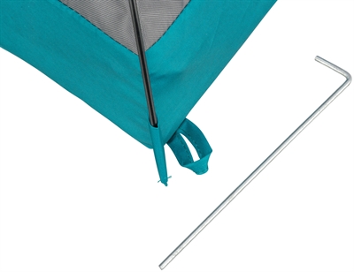 TRIXIE TENT VOOR HONDEN DONKERGRIJS / PETROL — 80X65X63 CM — afbeelding 2