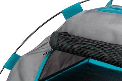 TRIXIE TENT VOOR HONDEN DONKERGRIJS / PETROL — 80X65X63 CM — afbeelding 5