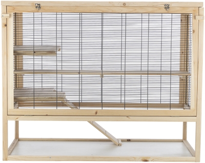 Trixie knaagdierenverblijf muizen hout (100X50X80 CM) - Afbeelding 2