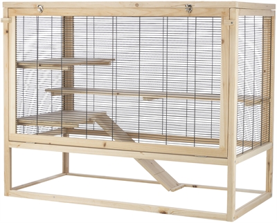 Trixie knaagdierenverblijf muizen hout (100X50X80 CM) - Afbeelding 3