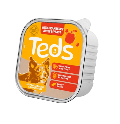 TEDS INSECT BASED ALL BREEDS ALU CRANBERRY / APPEL / GIST