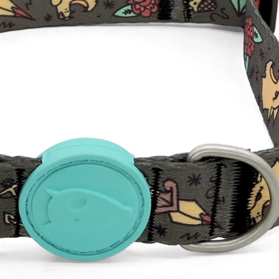 MORSO HALSBAND HOND GERECYCLED INK TANK GROEN — 37-58X2,5 CM — afbeelding 2