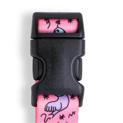 MORSO HALSBAND HOND GERECYCLED SWEET TWEET ROZE — 37-58X2,5 CM — afbeelding 4