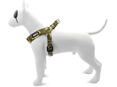 MORSO MINI HONDENTUIG VERSTELBAAR GERECYCLED FULL METAL DOG BRUIN — 29-38X2,5 CM