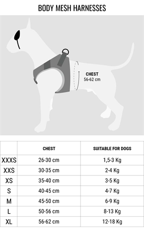 MORSO HONDENTUIG BODY MESH GERECYCLED FULL METAL DOG BRUIN — 30-35 CM