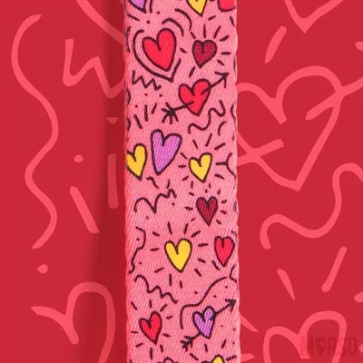 MORSO HONDENRIEM VERSTELBAAR GERECYCLED PINK THINK ROZE — 75-230X1,5 CM 4-20 KG — afbeelding 3