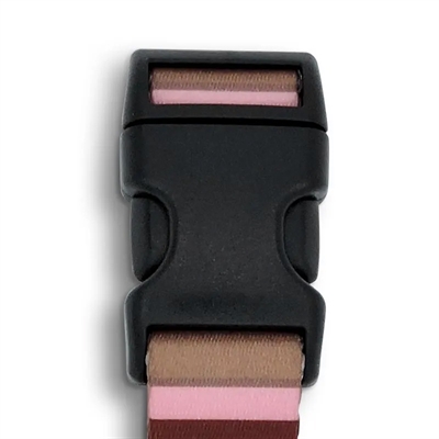 MORSO HALSBAND HOND GERECYCLED SKYLINE ROOD / ROZE — 37-58X2,5 CM — afbeelding 4