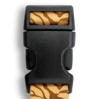 MORSO HALSBAND HOND GERECYCLED JUNGLE DRUM ORANJE — 37-58X2,5 CM — afbeelding 4