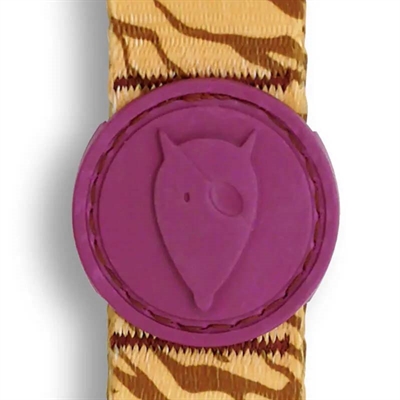 MORSO HALSBAND HOND GERECYCLED JUNGLE DRUM ORANJE — 37-58X2,5 CM — afbeelding 5