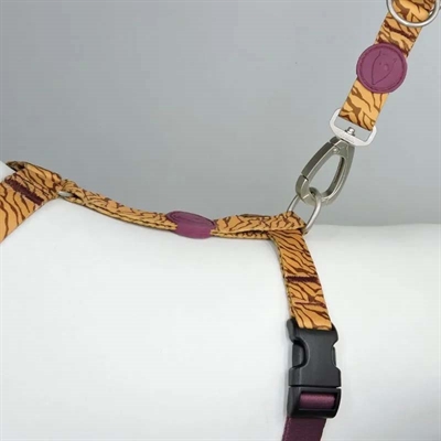 MORSO HONDENTUIG H-TUIG GERECYCLED JUNGLE DRUM ORANJE — 60-80X2,5 CM — afbeelding 4