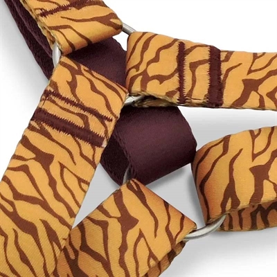 MORSO HONDENTUIG H-TUIG GERECYCLED JUNGLE DRUM ORANJE — 60-80X2,5 CM — afbeelding 6