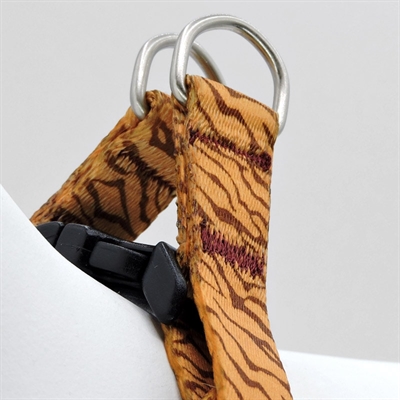 MORSO MINI HONDENTUIG VERSTELBAAR GERECYCLED JUNGLE DRUM ORANJE — 29-38X2,5 CM — afbeelding 5