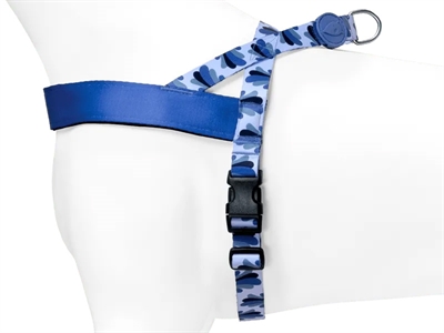 MORSO NORWEGIAN HONDENTUIG GERECYCLED SPLASH BLAUW — 41-56X38 CM — afbeelding 2
