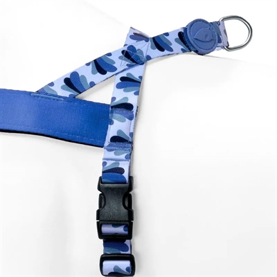 MORSO NORWEGIAN HONDENTUIG GERECYCLED SPLASH BLAUW — 69-86X63 CM — afbeelding 4