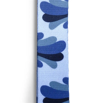 MORSO HONDENTUIG H-TUIG GERECYCLED SPLASH BLAUW — 60-80X2,5 CM — afbeelding 3