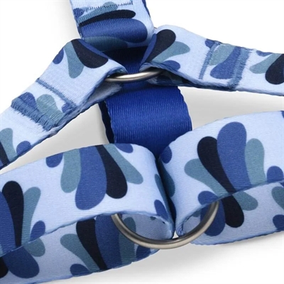 MORSO HONDENTUIG H-TUIG GERECYCLED SPLASH BLAUW — 60-80X2,5 CM — afbeelding 6